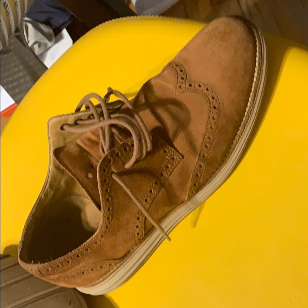 Men's Cole Haan Lunargrand Wingtips - Picture 2 of 6